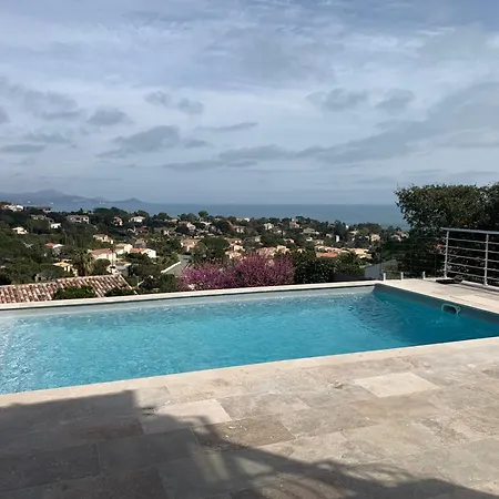 8 Pers Aux Issambres Vue & Piscine Chauffee Villa Roquebrune-sur-Argens